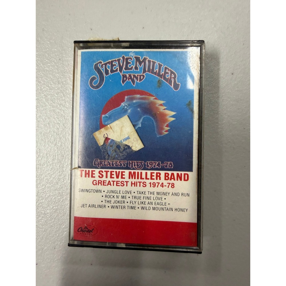 Steve Miller Band Greatest Hits 1974-78 Cassette Tape Capitol Records Vintage